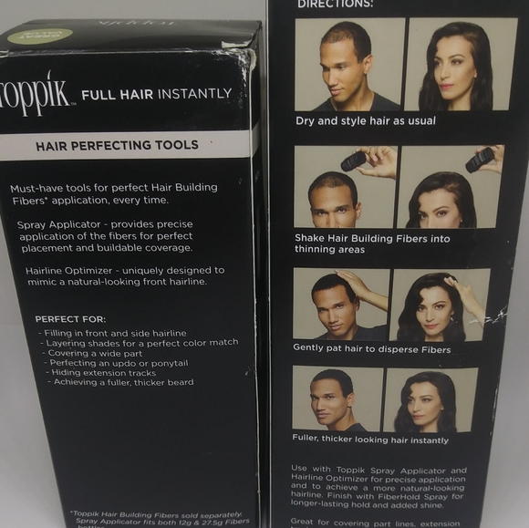 Toppik Hair Fibers Light Brown & Applicator LOT - Picture 5 of 5